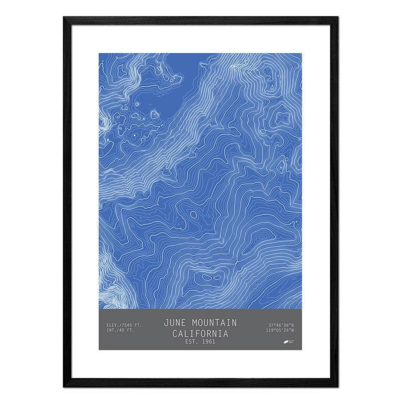June Mountain, California - Muir Way - TOPO Series