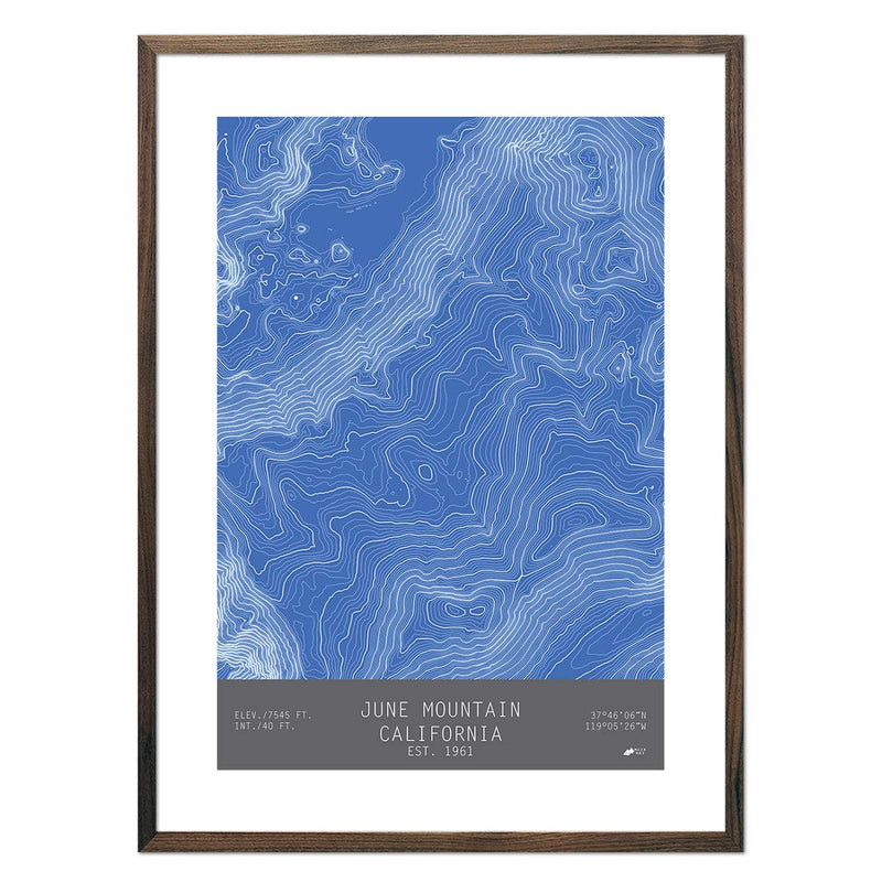 June Mountain, California - Muir Way - TOPO Series