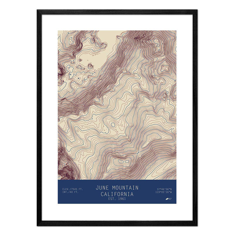June Mountain, California - Muir Way - TOPO Series