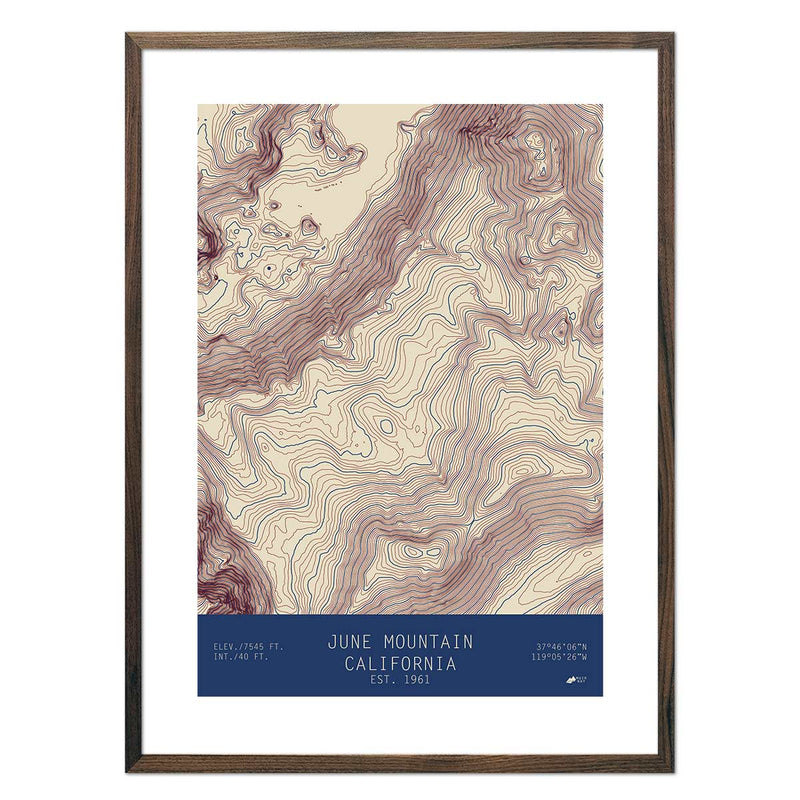 June Mountain, California - Muir Way - TOPO Series