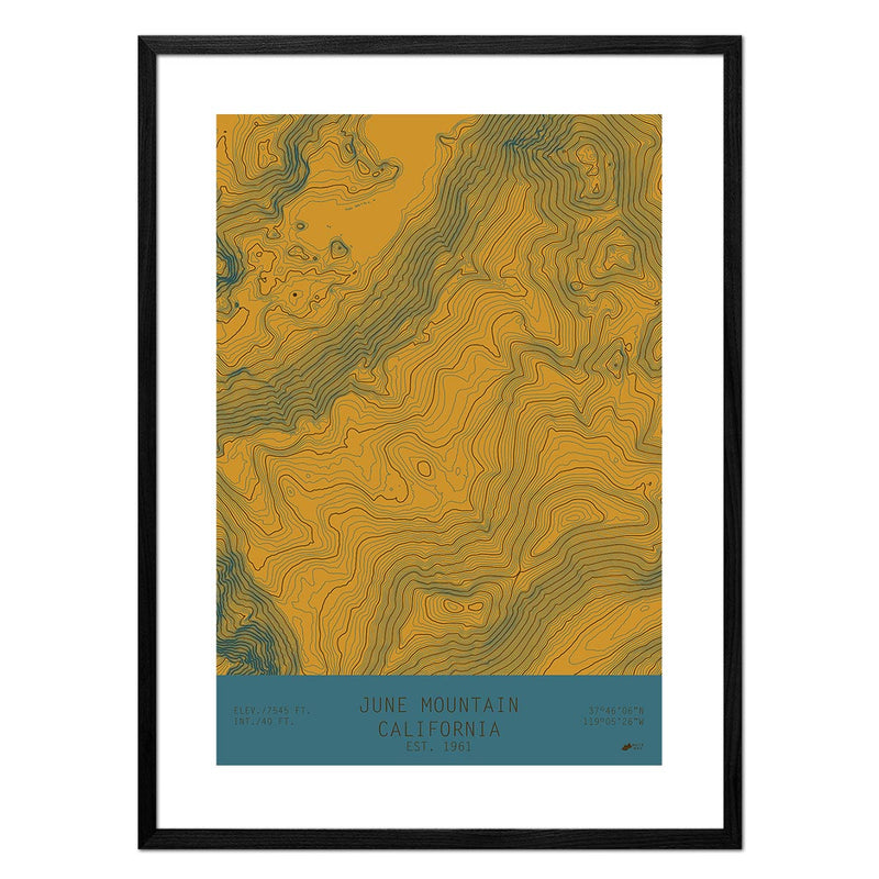 June Mountain, California - Muir Way - TOPO Series