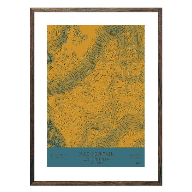 June Mountain, California - Muir Way - TOPO Series