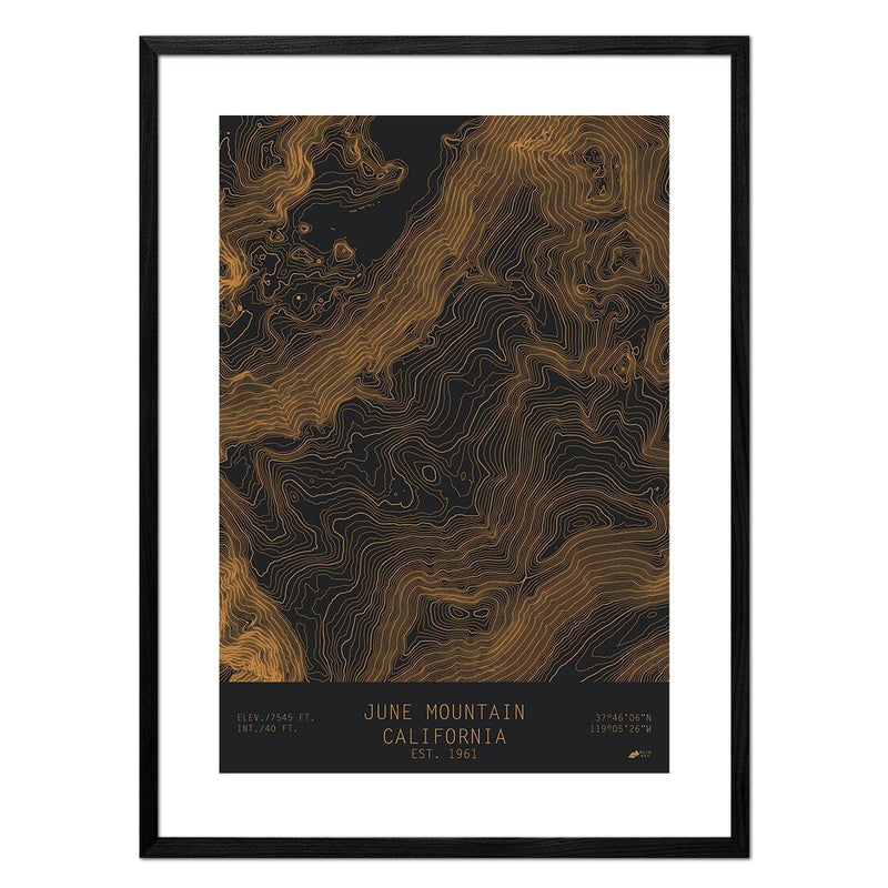 June Mountain, California - Muir Way - TOPO Series