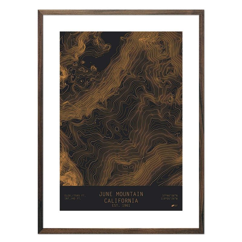 June Mountain, California - Muir Way - TOPO Series