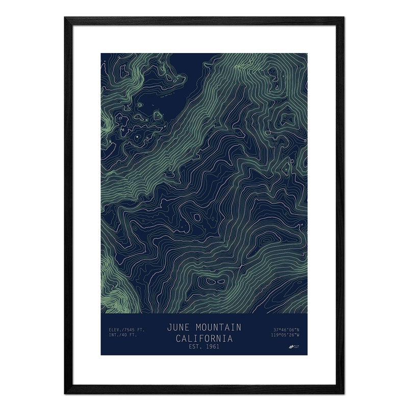 June Mountain, California - Muir Way - TOPO Series