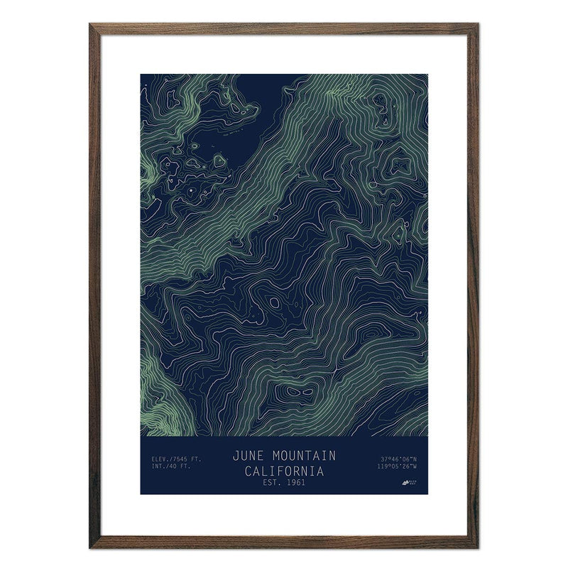 June Mountain, California - Muir Way - TOPO Series