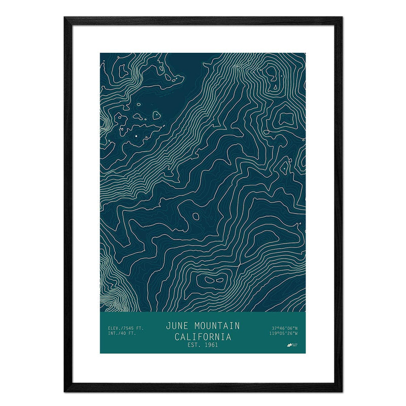 June Mountain, California - Muir Way - TOPO Series