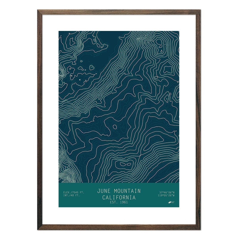 June Mountain, California - Muir Way - TOPO Series