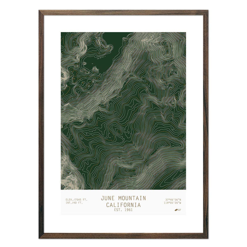 June Mountain, California - Muir Way - TOPO Series
