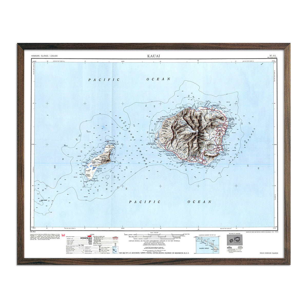 Kauai Map 1951