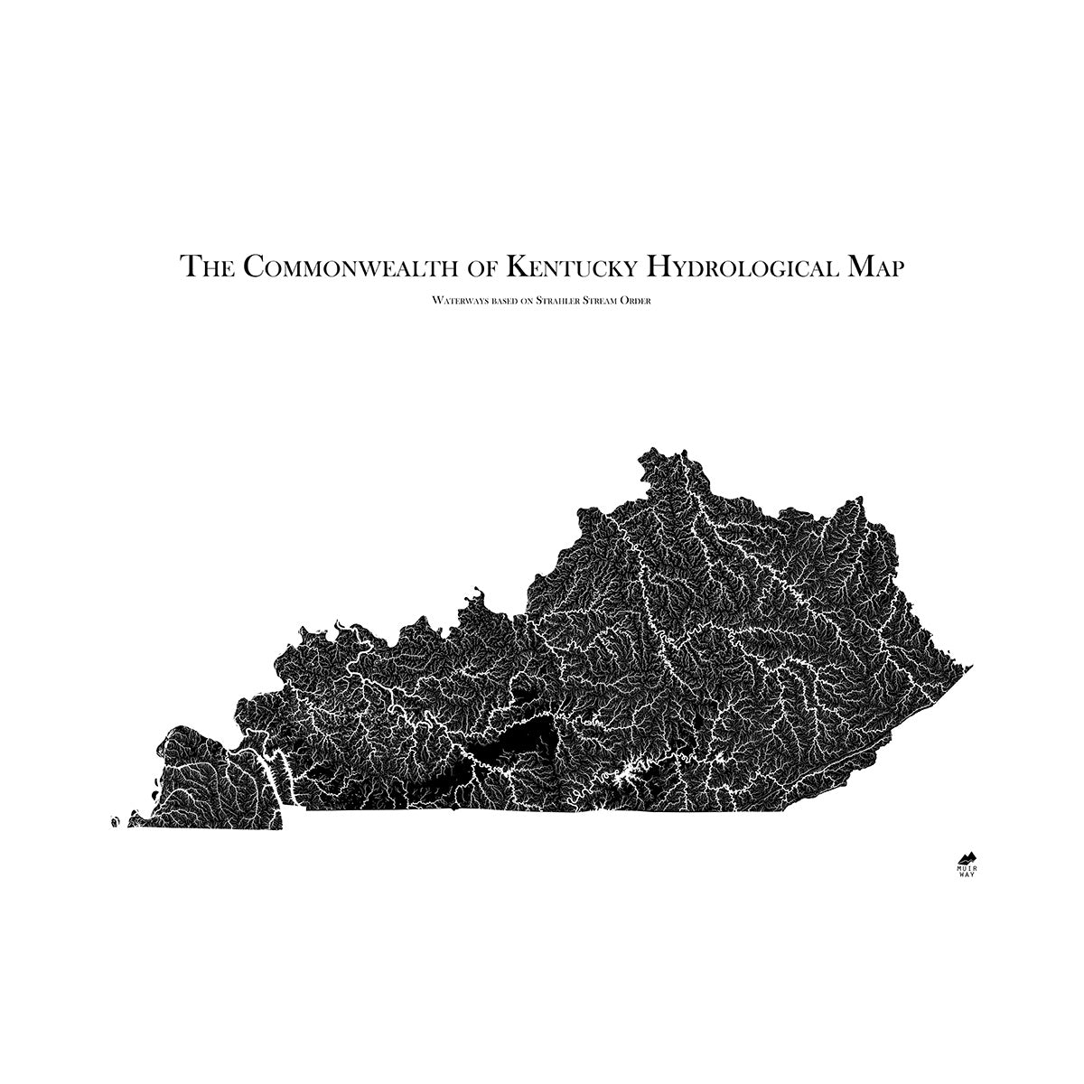 Kentucky Hydrological Map