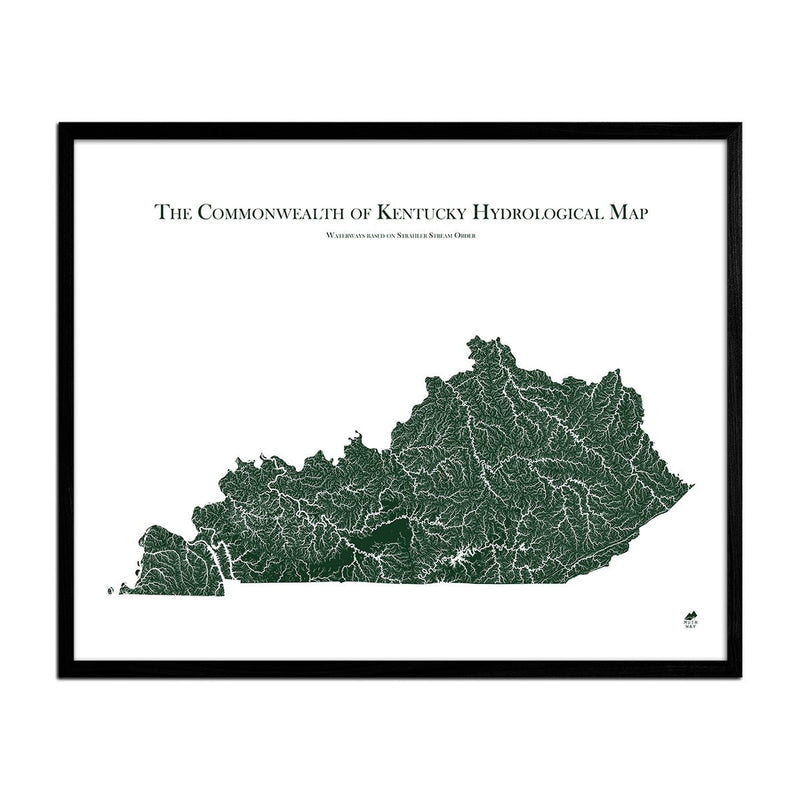 Kentucky Hydrological Map - Muir Way - Hydrology