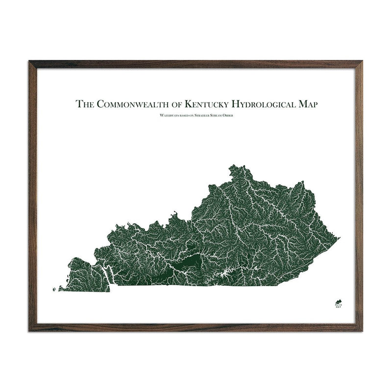 Kentucky Hydrological Map - Muir Way - Hydrology