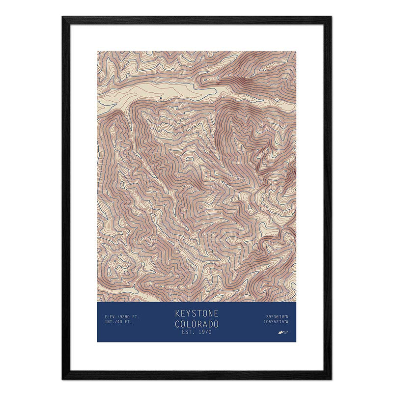 Keystone, Colorado - Muir Way - TOPO Series