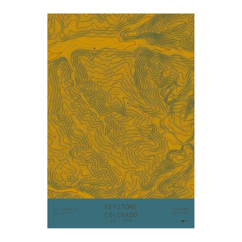 Keystone, Colorado - Muir Way - TOPO Series