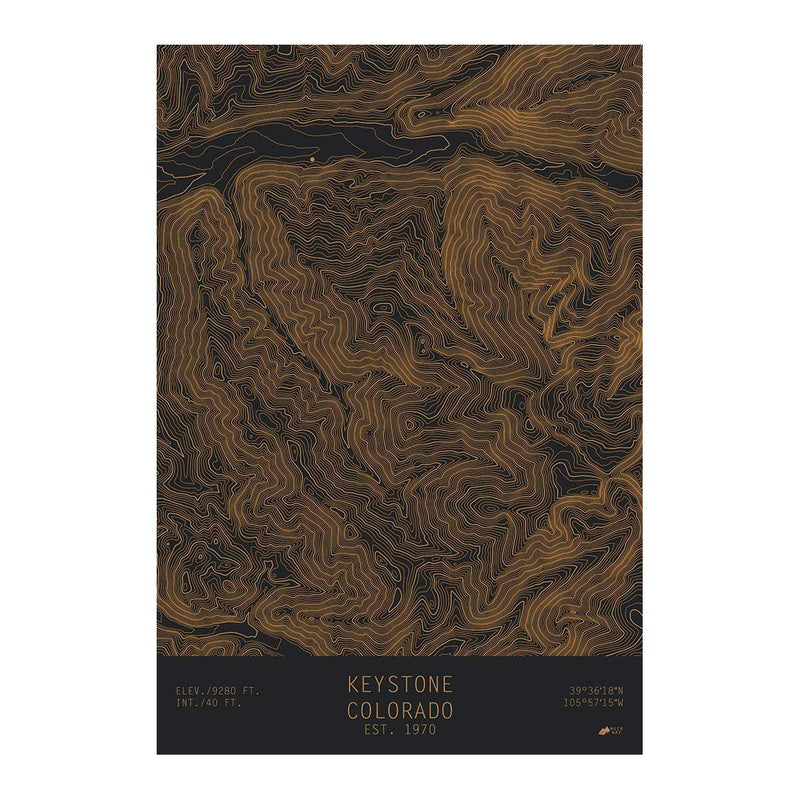 Keystone, Colorado - Muir Way - TOPO Series