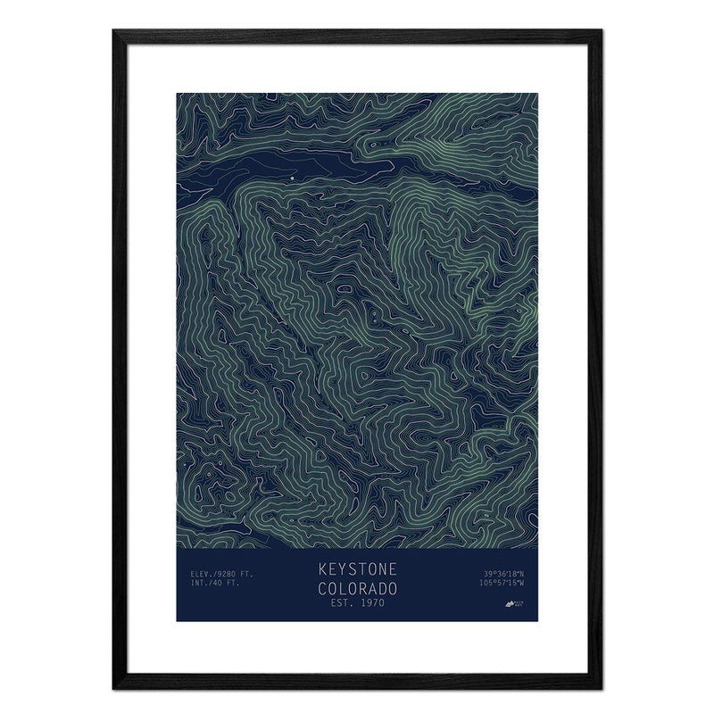 Keystone, Colorado - Muir Way - TOPO Series