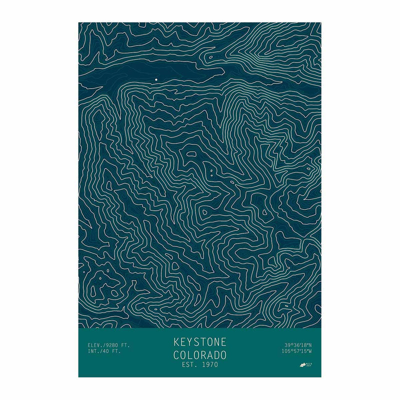 Keystone, Colorado - Muir Way - TOPO Series