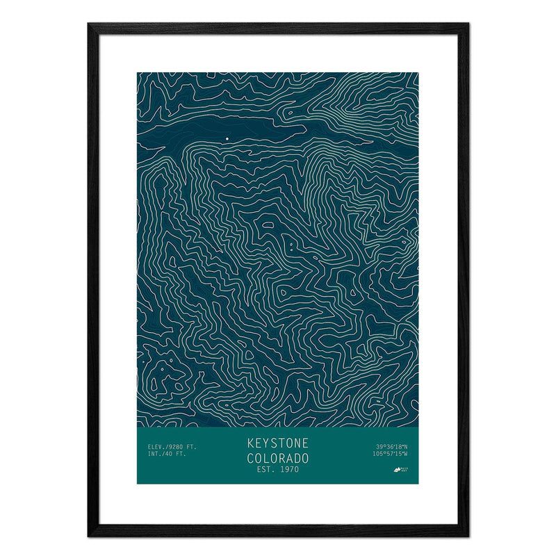 Keystone, Colorado - Muir Way - TOPO Series
