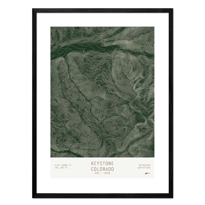 Keystone, Colorado - Muir Way - TOPO Series