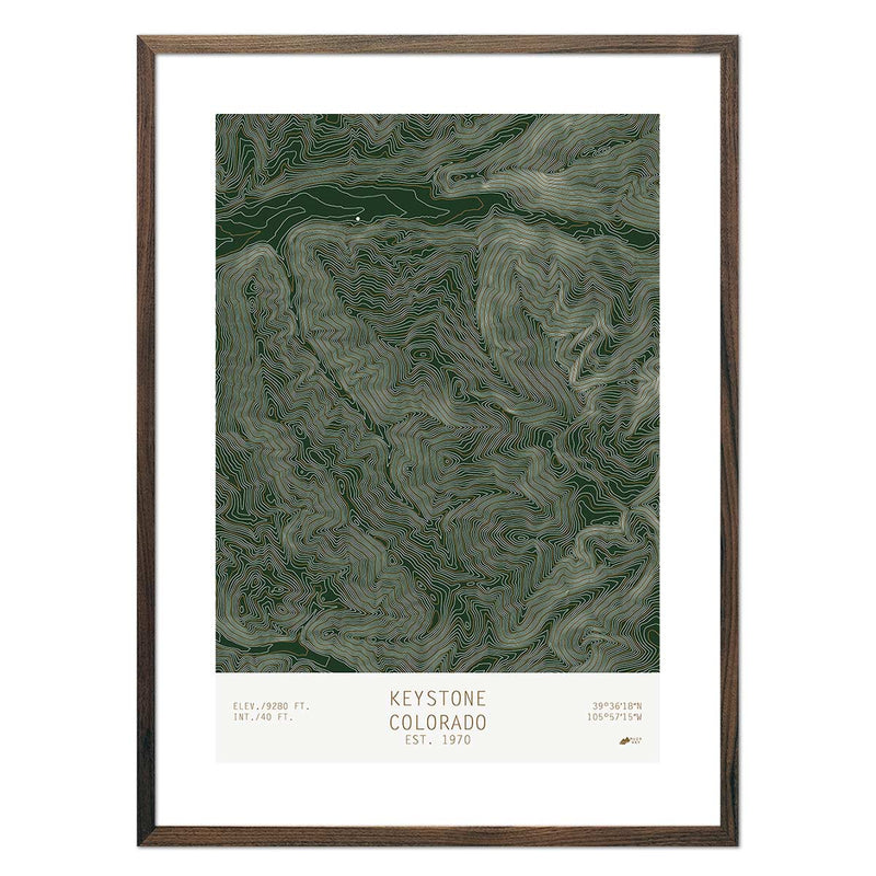 Keystone, Colorado - Muir Way - TOPO Series