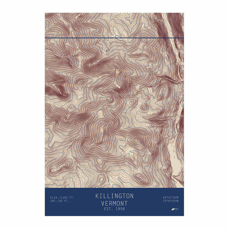 Killington, Vermont - Muir Way - TOPO Series