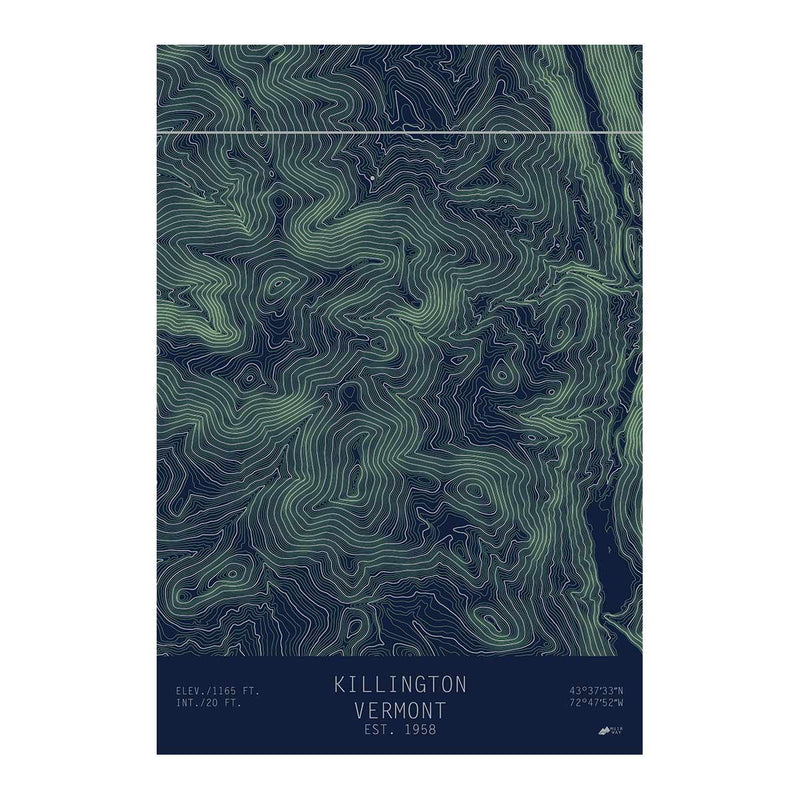 Killington, Vermont - Muir Way - TOPO Series