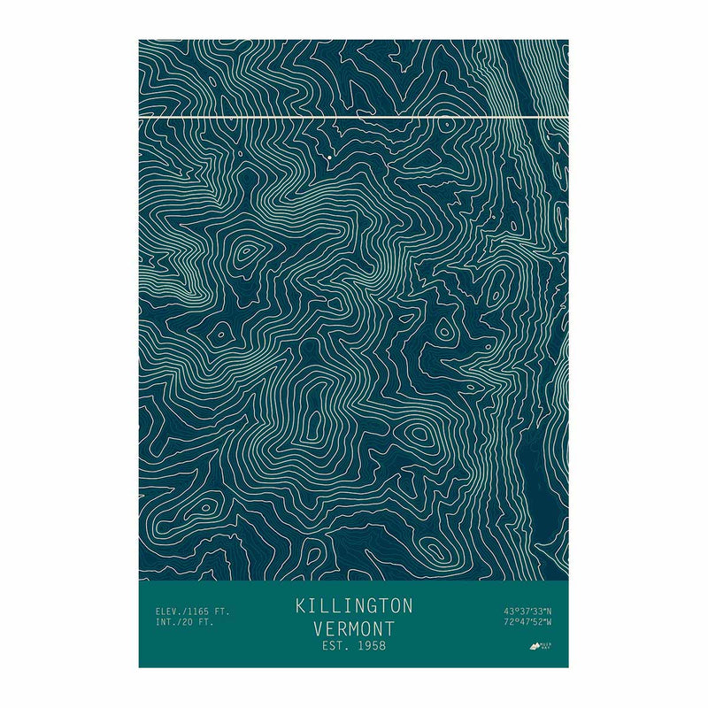 Killington, Vermont - Muir Way - TOPO Series