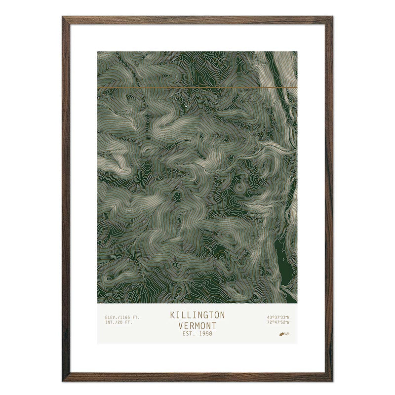 Killington, Vermont - Muir Way - TOPO Series