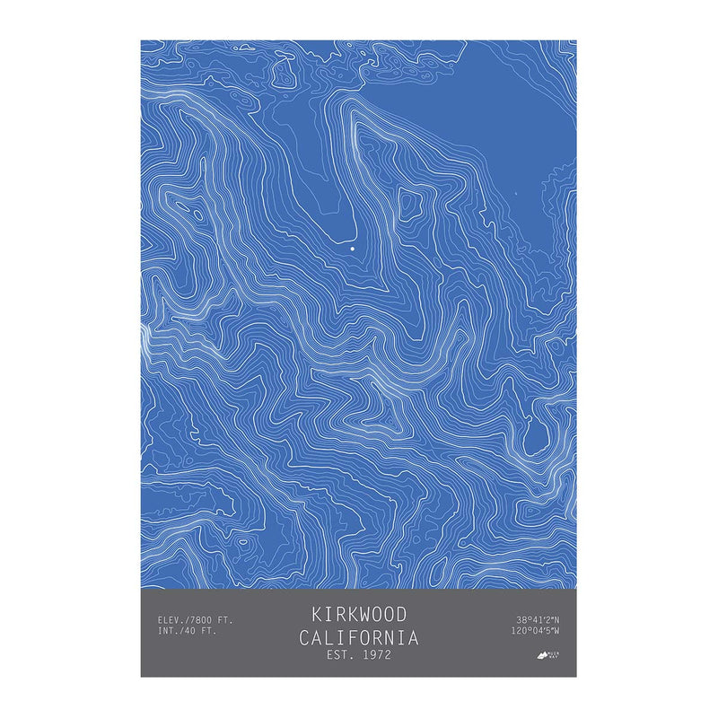 Kirkwood, California - Muir Way - TOPO Series