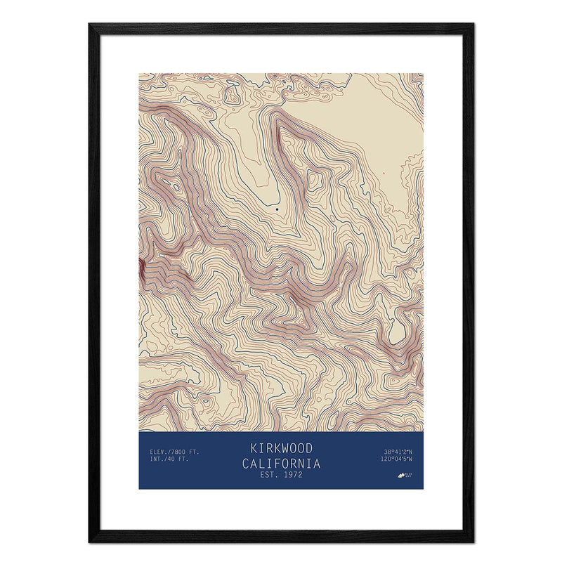 Kirkwood, California - Muir Way - TOPO Series