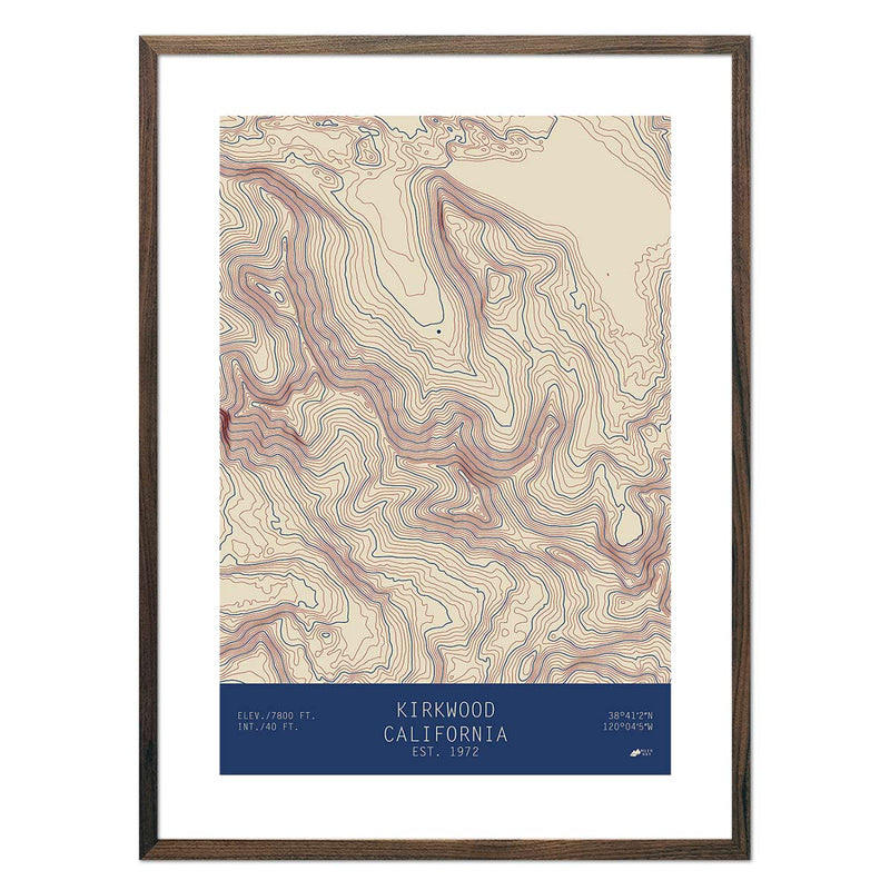 Kirkwood, California - Muir Way - TOPO Series