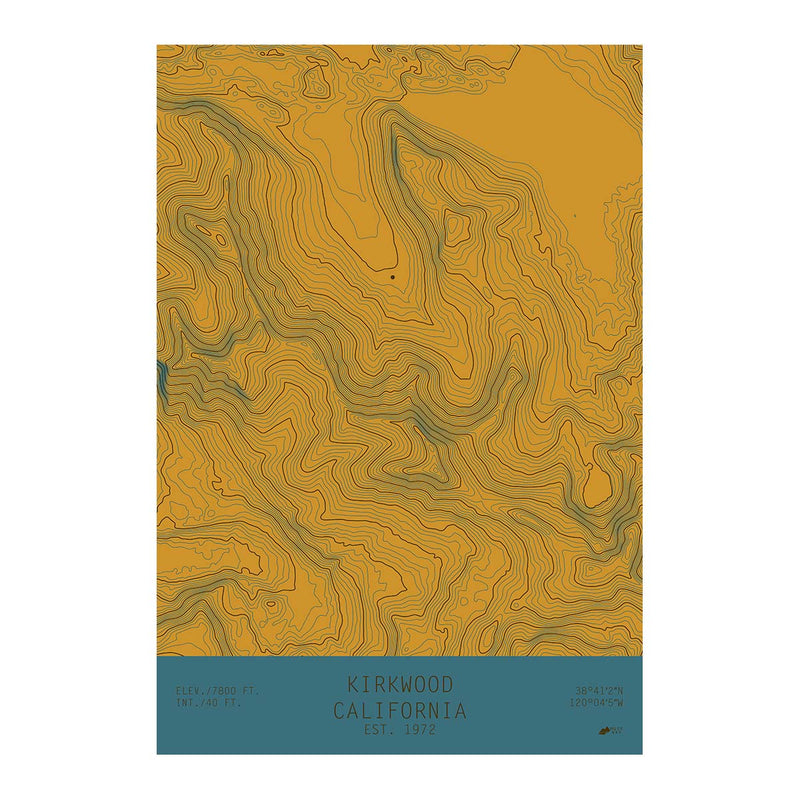 Kirkwood, California - Muir Way - TOPO Series