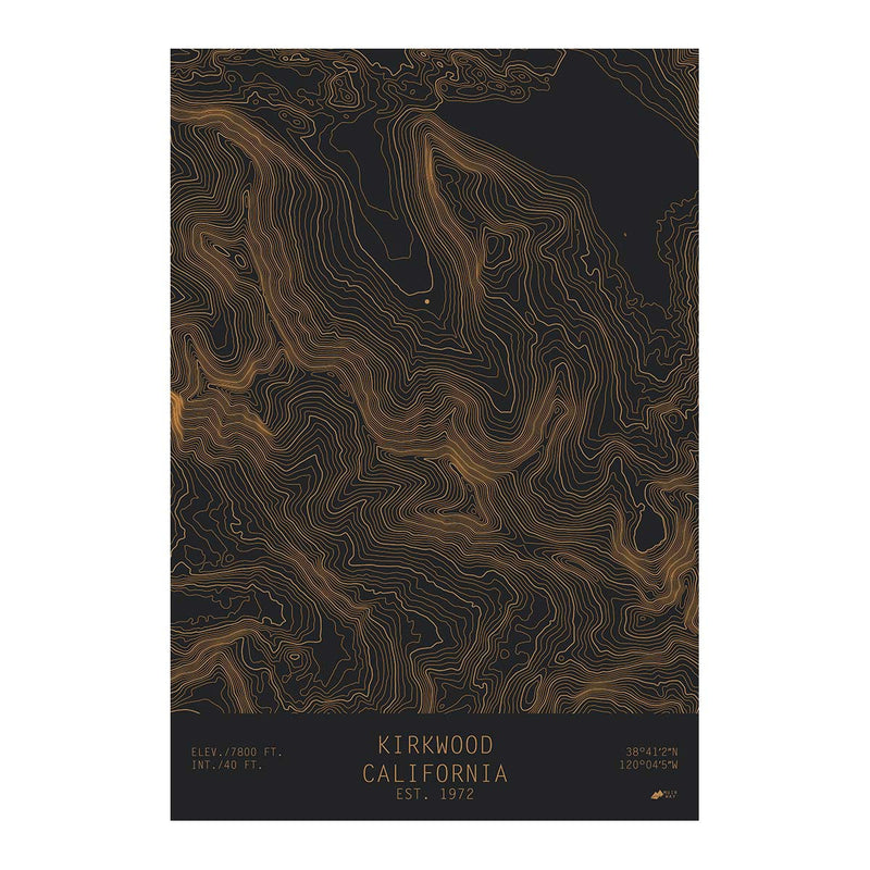 Kirkwood, California - Muir Way - TOPO Series