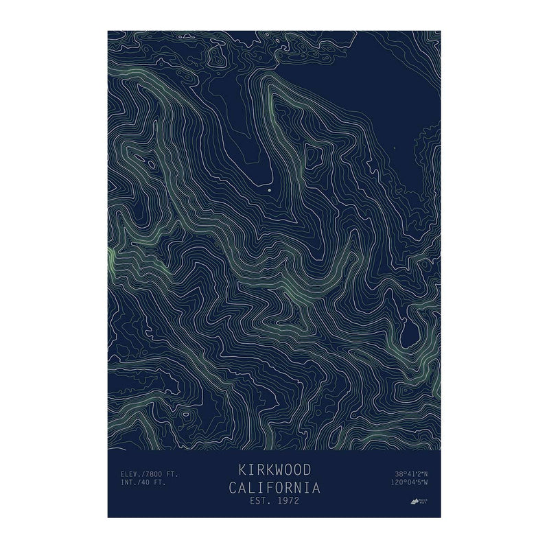 Kirkwood, California - Muir Way - TOPO Series