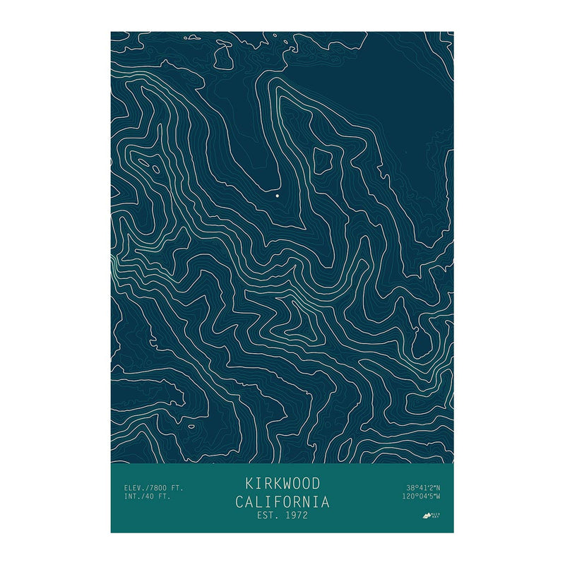 Kirkwood, California - Muir Way - TOPO Series