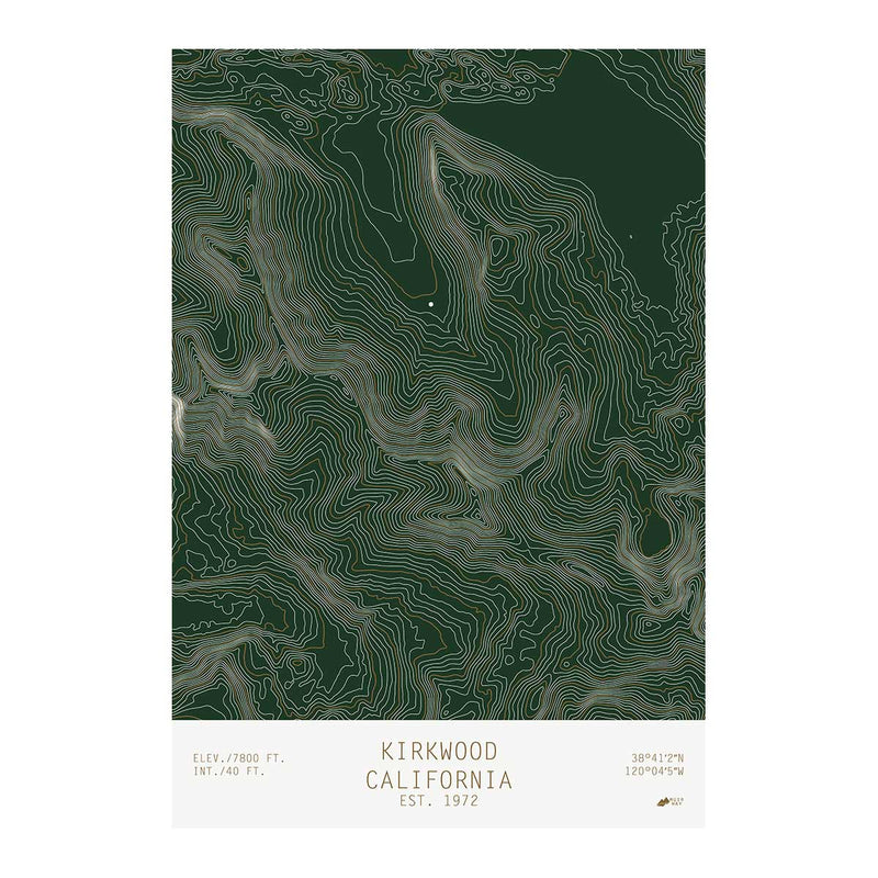 Kirkwood, California - Muir Way - TOPO Series