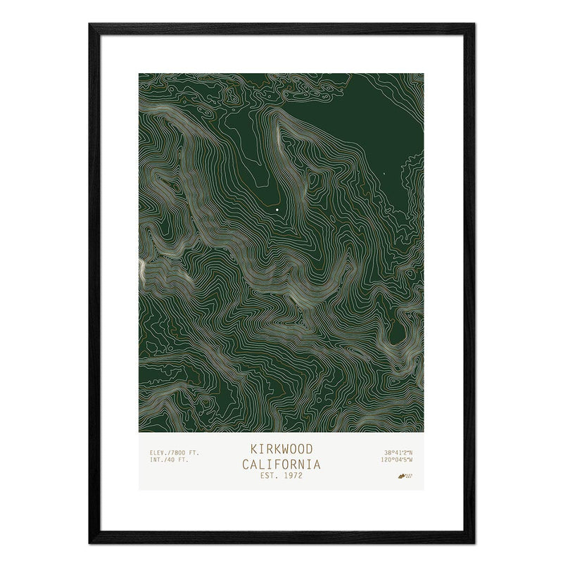 Kirkwood, California - Muir Way - TOPO Series