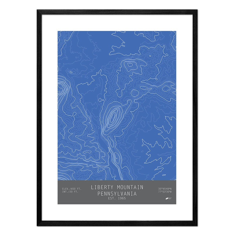 Liberty Mountain, Pennsylvania - Muir Way - TOPO Series