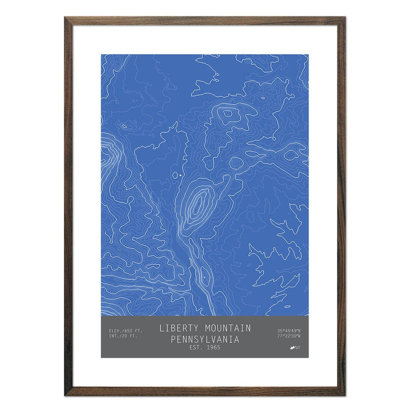 Liberty Mountain, Pennsylvania - Muir Way - TOPO Series