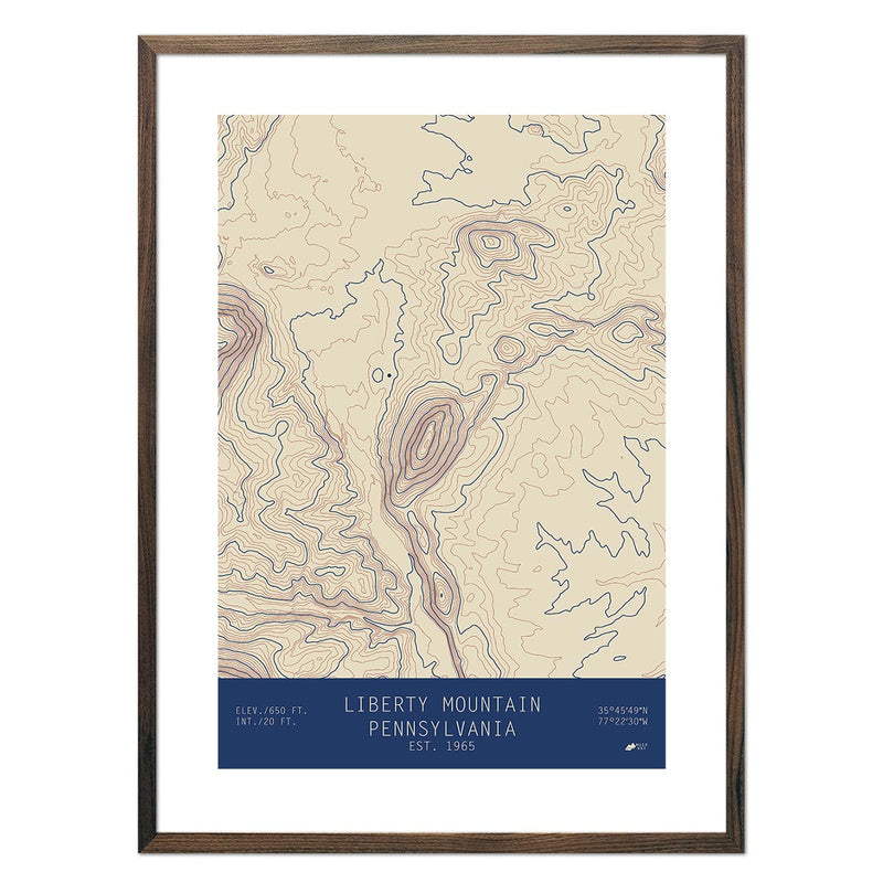Liberty Mountain, Pennsylvania - Muir Way - TOPO Series