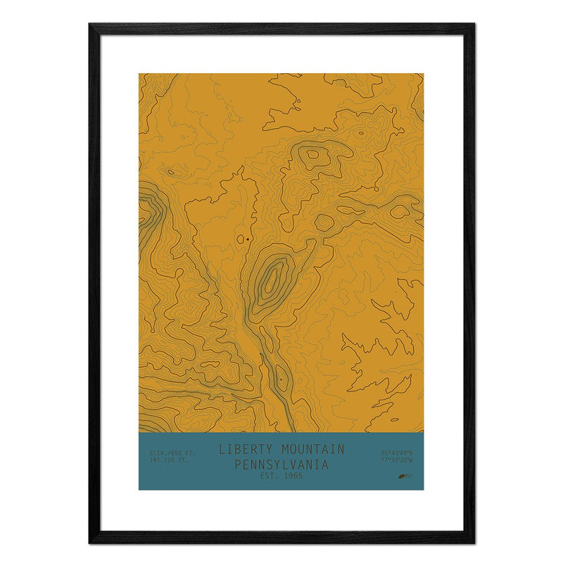 Liberty Mountain, Pennsylvania - Muir Way - TOPO Series