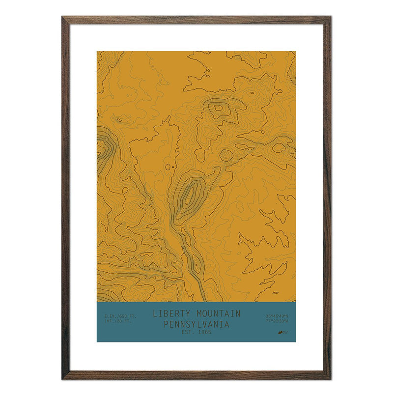 Liberty Mountain, Pennsylvania - Muir Way - TOPO Series