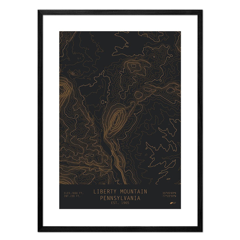 Liberty Mountain, Pennsylvania - Muir Way - TOPO Series