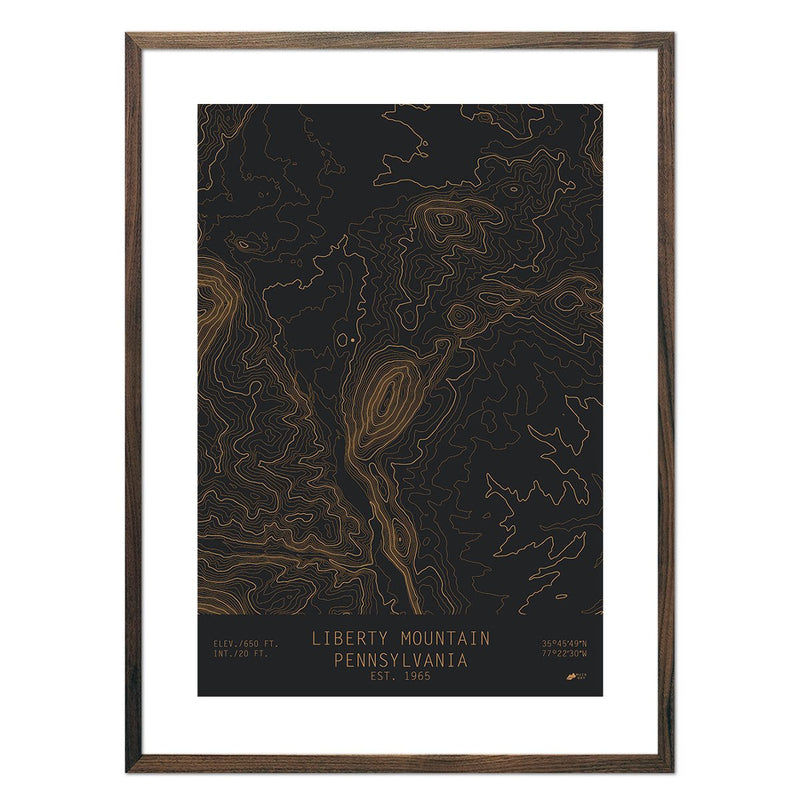 Liberty Mountain, Pennsylvania - Muir Way - TOPO Series