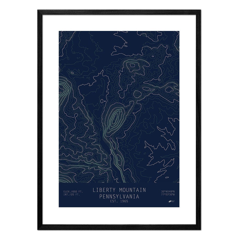 Liberty Mountain, Pennsylvania - Muir Way - TOPO Series