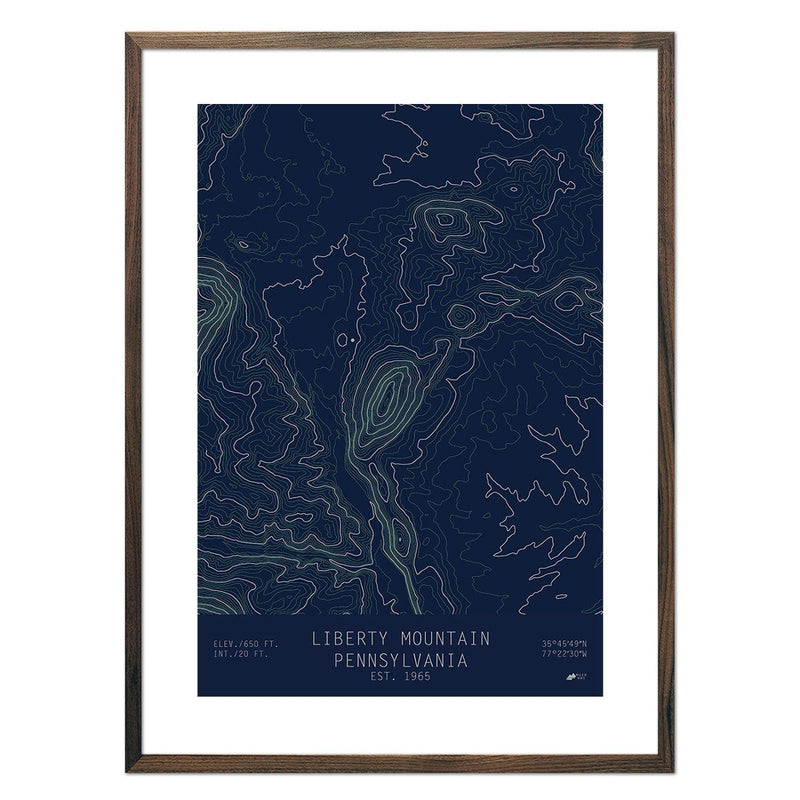 Liberty Mountain, Pennsylvania - Muir Way - TOPO Series
