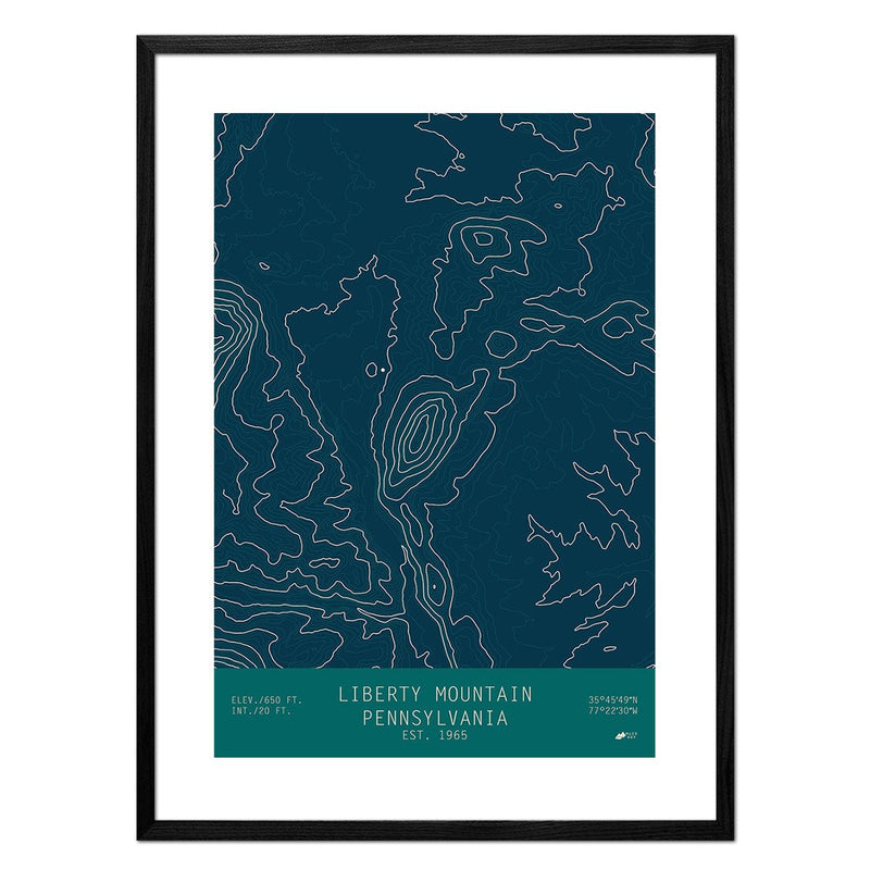 Liberty Mountain, Pennsylvania - Muir Way - TOPO Series