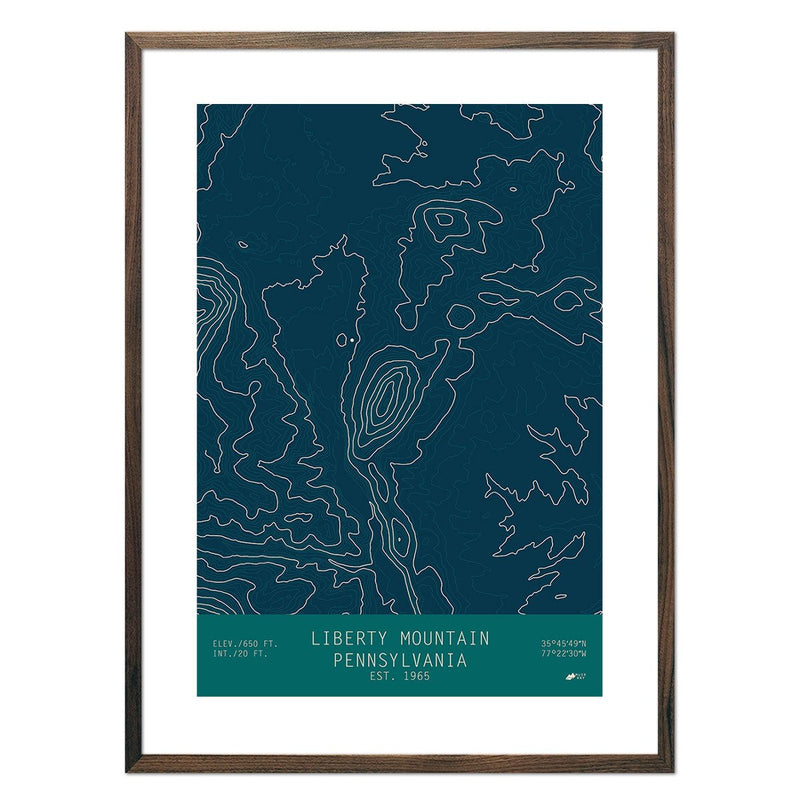 Liberty Mountain, Pennsylvania - Muir Way - TOPO Series