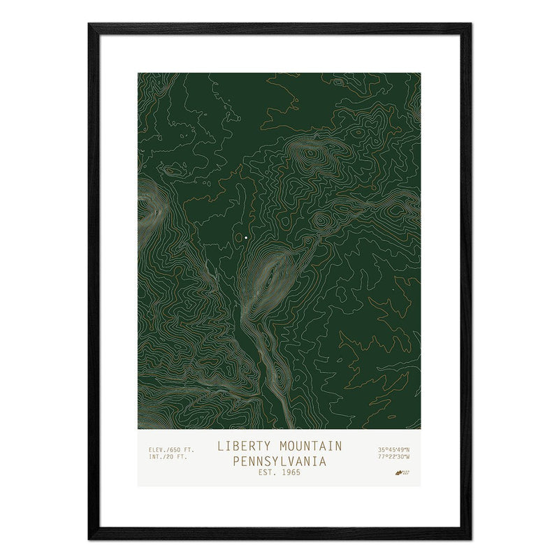 Liberty Mountain, Pennsylvania - Muir Way - TOPO Series